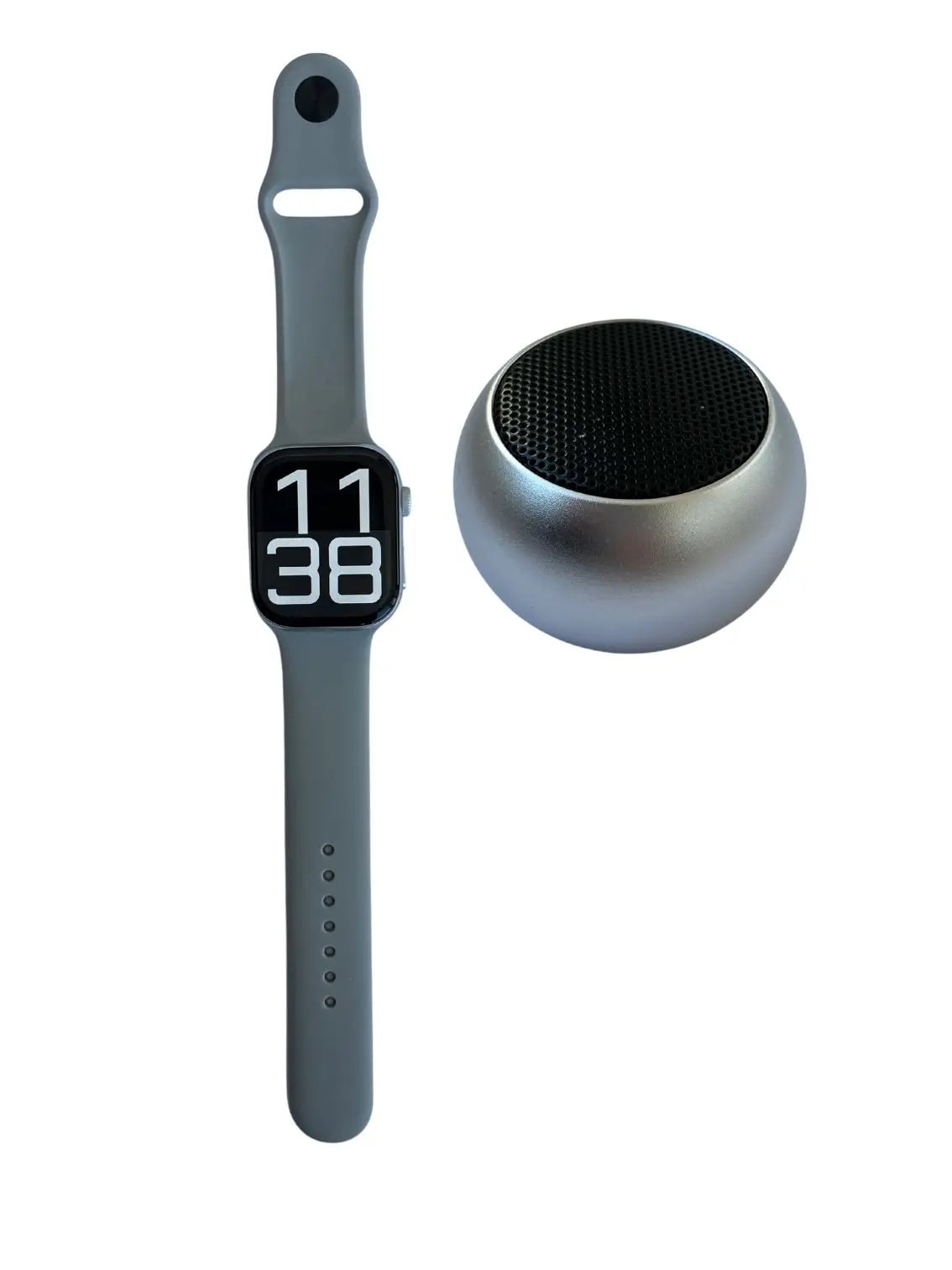 D-P9 Smartwatch & Wireless Headphones Set | 2.2” Display, 7 Straps, Speaker & Wireless Charger