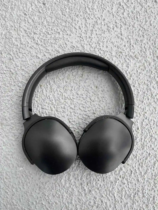 Black wireless over-ear headphones with comfortable padding and modern style for high-quality audio.